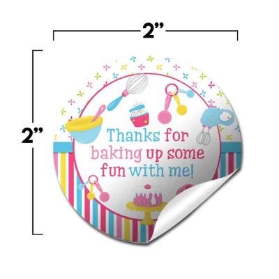 AmandaCreation Bake Up Some Fun Envelope Seals 40pc. Image 1