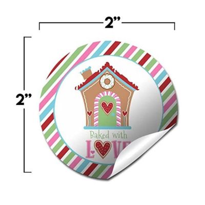 AmandaCreation Baked with Love Envelope Seals 40pc. Image 1