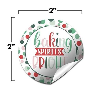 AmandaCreation Baking Spirits Bright Gift Tag 40pc. Image 1