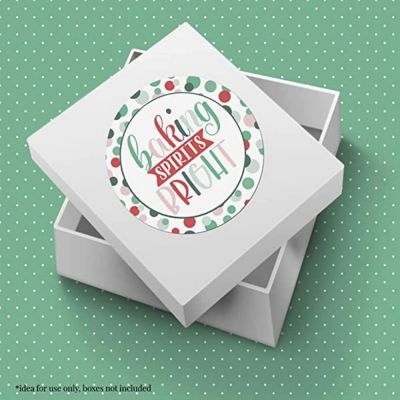 AmandaCreation Baking Spirits Bright Gift Tag 40pc. Image 2