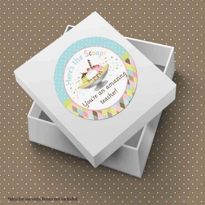 AmandaCreation Banana Split Appreciation Envelope Seals 40pc. Image 2