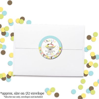 AmandaCreation Banana Split Envelope Seals 40pc. Image 1