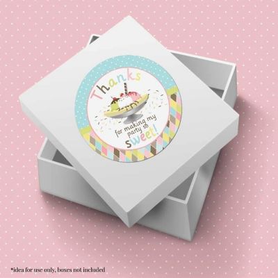 AmandaCreation Banana Split Envelope Seals 40pc. Image 2