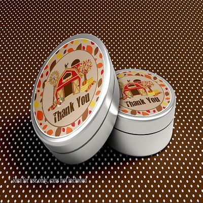 AmandaCreation Barn with Sunflowers Envelope Seals 40pc. Image 2