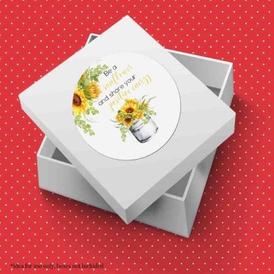 AmandaCreation Be A Sunflower Envelope Seals 40pc. Image 2