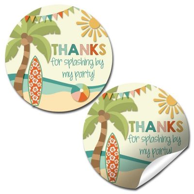 AmandaCreation Beach Bash Envelope Seals 40pc. Image 1