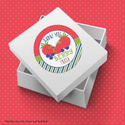 AmandaCreation Berry Sweet Envelope Seals 40pc. Image 1