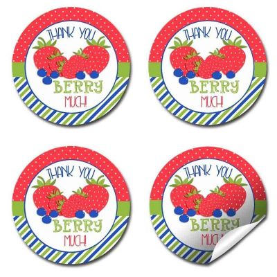 AmandaCreation Berry Sweet Envelope Seals 40pc. Image 3