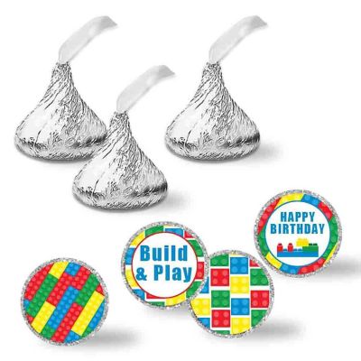 AmandaCreation Blocks and Bricks Kiss Stickers 324pc. Image 1