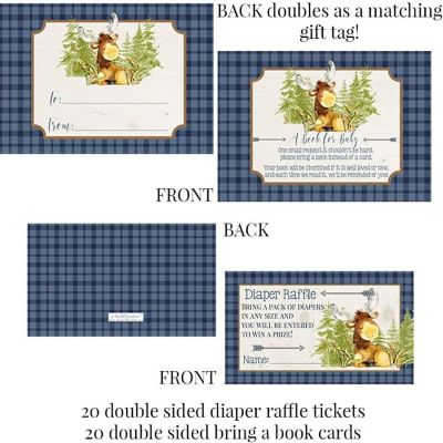 AmandaCreation Blue Adventure Awaits Moose Party Bundle 381pc. Image 2