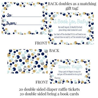 AmandaCreation Blue and Gold Party Bundle 381pc. Image 1