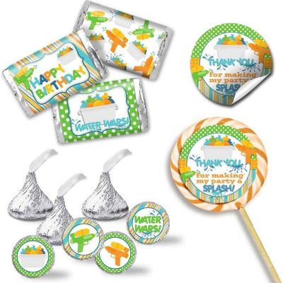 AmandaCreation Blue &amp; Green Water Wars Sticker Bundle 429pc. Image 1