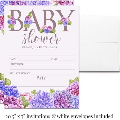 AmandaCreation Blue &amp; Purple Hydrangea Party Bundle 381pc. Image 3