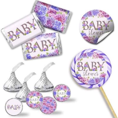 AmandaCreation Blue &amp; Purple Hydrangea Sticker Bundle 429pc. Image 1