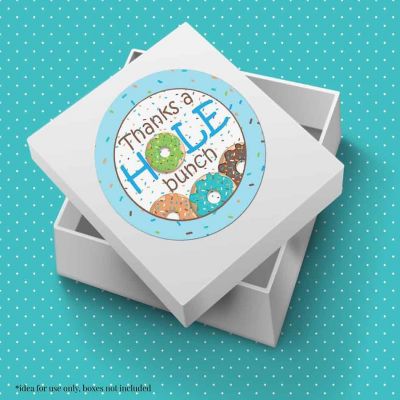 AmandaCreation Blue Donut Grow Up Envelope Seals 40pc. Image 2