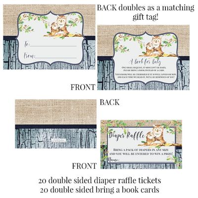 AmandaCreation Blue Guess Whooo Owl Party Bundle 381pc. Image 1