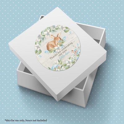 AmandaCreation Blue Little Deer Envelope Seals 40pc. Image 3