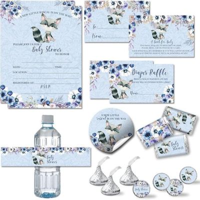 AmandaCreation Blue Little Rascal Party Bundle 381pc. Image 1