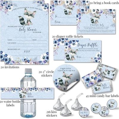 AmandaCreation Blue Little Rascal Party Bundle 381pc. Image 1
