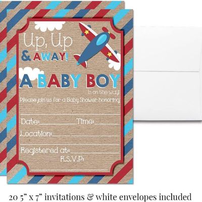 AmandaCreation Blue Up &amp; Away Party Bundle 381pc. Image 3