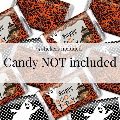 AmandaCreation Boo-thday Mini Candybar Wrappers 45pc. Image 1
