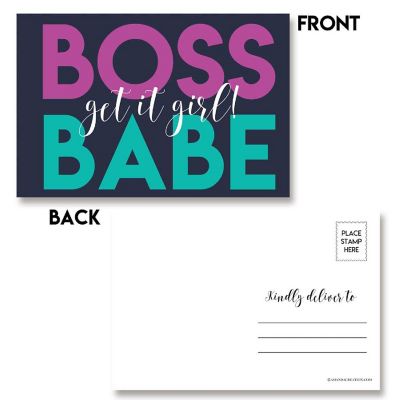AmandaCreation Boss Babe Postcards 20pc. Image 2