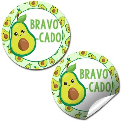 AmandaCreation Bravo-Cado Avocado Envelope Seals 40pc. Image 1