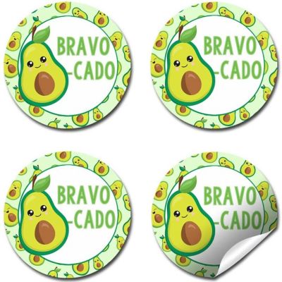 AmandaCreation Bravo-Cado Avocado Envelope Seals 40pc. Image 3