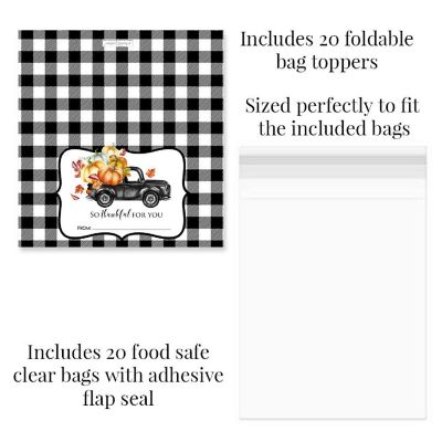 AmandaCreation Buffalo Plaid Pickup Truck Bag Toppers 40pcs. Image 1