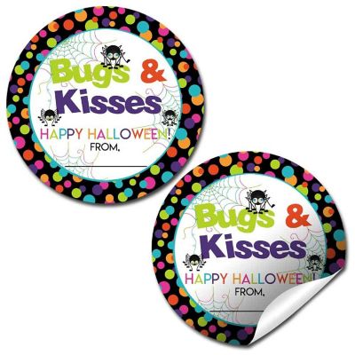 AmandaCreation Bugs and Kisses Envelope Seals 40pc. Image 1
