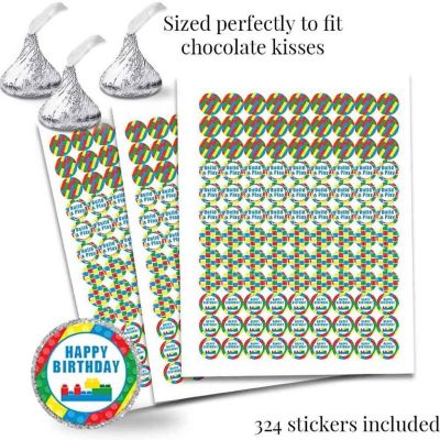 AmandaCreation Building Blocks and Bricks Sticker Bundle 429pc. Image 2