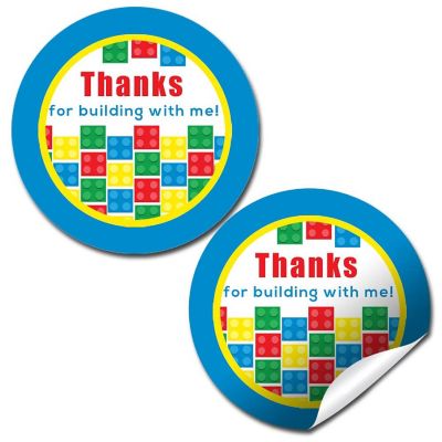 AmandaCreation Building Blocks Envelope Seals 40pc. Image 1