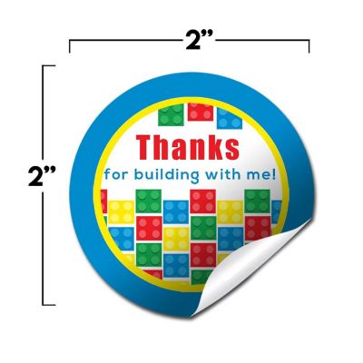 AmandaCreation Building Blocks Envelope Seals 40pc. Image 1