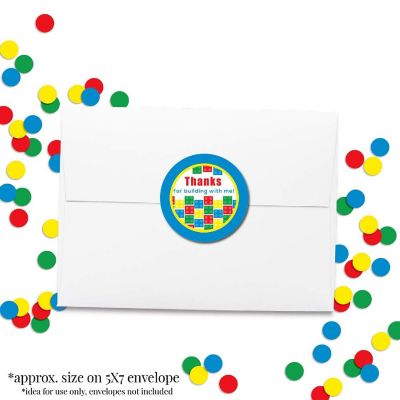 AmandaCreation Building Blocks Envelope Seals 40pc. Image 3