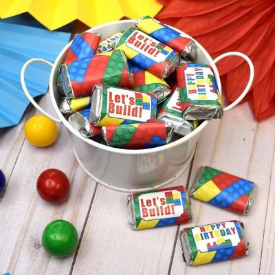 AmandaCreation Building Blocks Mini Candybar Wrappers 45pcs Image 1