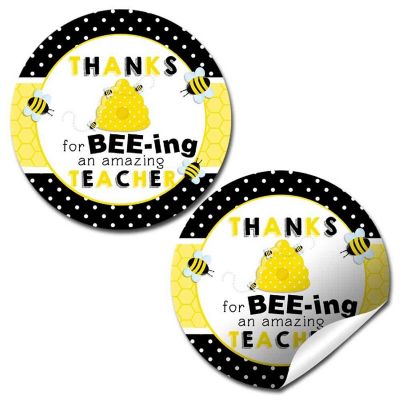 AmandaCreation Bumble Bee Appreciation Envelope Seals 40pc. Image 1