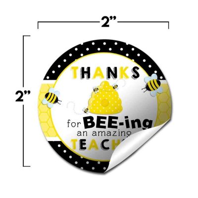 AmandaCreation Bumble Bee Appreciation Envelope Seals 40pc. Image 1