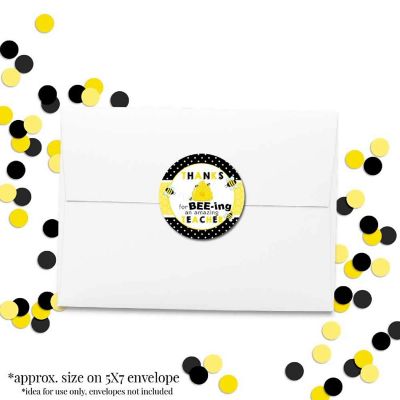 AmandaCreation Bumble Bee Appreciation Envelope Seals 40pc. Image 3