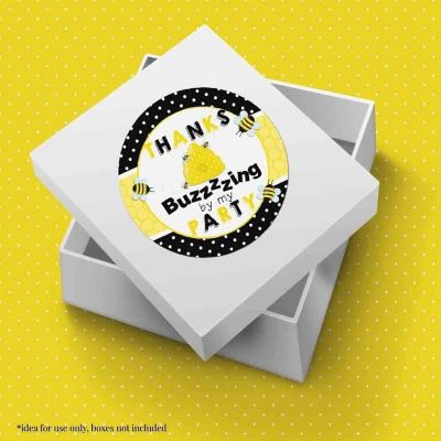 AmandaCreation Bumble Bee Envelope Seals 40pc. Image 2