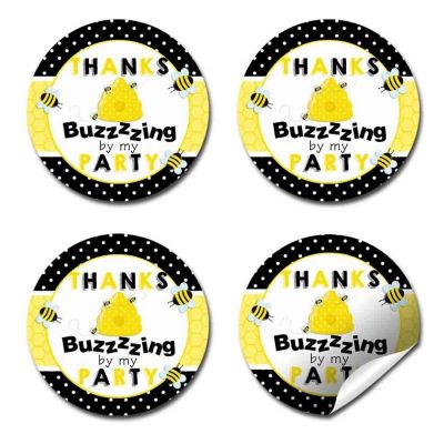 AmandaCreation Bumble Bee Envelope Seals 40pc. Image 3