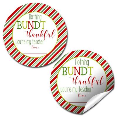 AmandaCreation Bundt Appreciation Envelope Seals 40pc. Image 1