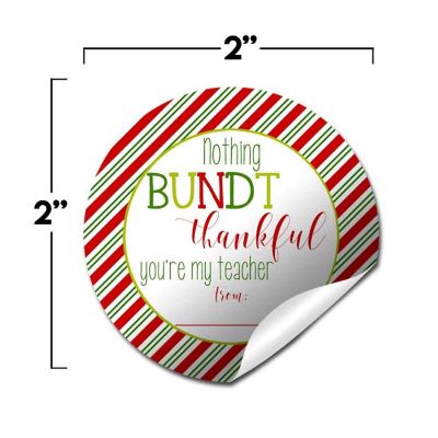 AmandaCreation Bundt Appreciation Envelope Seals 40pc. Image 1