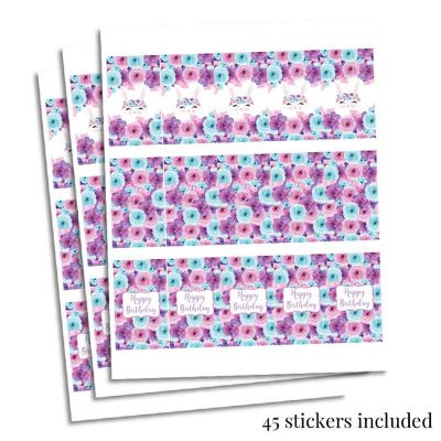 AmandaCreation Bunny Face Mini Candybar Wrappers 45pcs Image 3