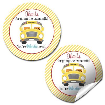 AmandaCreation Bus Driver Appreciation Stickers 40pc. Image 1