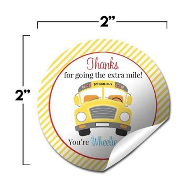 AmandaCreation Bus Driver Appreciation Stickers 40pc. Image 1