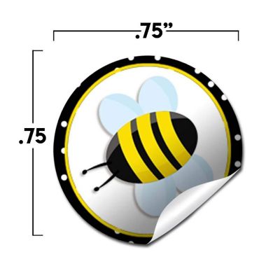 AmandaCreation Buzzing Bumble Bee Kiss Stickers 324pcs. Image 3