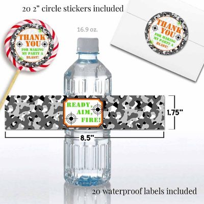 AmandaCreation Camouflage Laser Tag Sticker Bundle 429pc. Image 3