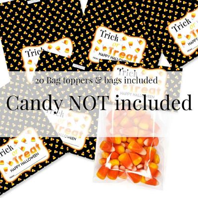 AmandaCreation Candy Corn Bag Toppers 40pc. Image 3
