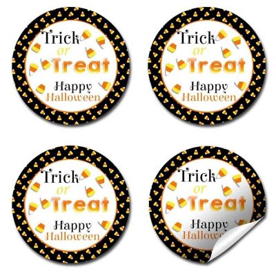 AmandaCreation Candy Corn Halloween Envelope Seals 40pc. Image 3