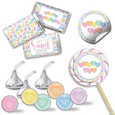 AmandaCreation Candy Heart Sticker Bundle 429pc. Image 1